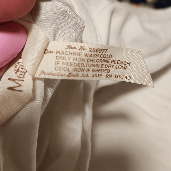 Matilda Jane Rose Floral Print 3/4 Raglan Tee Size Medium (2948) - Picture 6 of 6